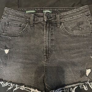 Wild Fable Black Distressed Denim Shorts